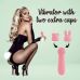 Міні-вібратор для стимуляції клітора з двома насадками рожевий FeelzToys Mister Bunny Міні-вібратор для стимуляції клітора з двома насадками рожевий FeelzToys Mister Bunny