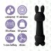 Міні-вібратор для стимуляції клітора з двома насадками чорний FeelzToys Mister Bunny Міні-вібратор для стимуляції клітора з двома насадками чорний FeelzToys Mister Bunny