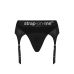 Трусики для страпона с подвязками для чулок Strap-On-Me REBEL HARNESS - XL