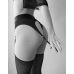 Трусики для страпона з підв'язками для панчіх Strap-On-Me REBEL HARNESS-L