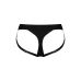 Трусики-стринги для страпона черные Strap-On-Me HEROINE HARNESS размер L