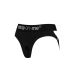 Трусики-стринги для страпона черные Strap-On-Me HEROINE HARNESS размер L