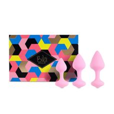 Набір силіконових анальних пробок рожеві FeelzToys Bibi Butt Plug