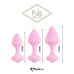 Набір силіконових анальних пробок рожеві FeelzToys Bibi Butt Plug Набір силіконових анальних пробок рожеві FeelzToys Bibi Butt Plug