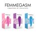 Вакуумный стимулятор для клитора и вагинальный вибратор 2 в 1 розовый FeelzToys FemmeGasm