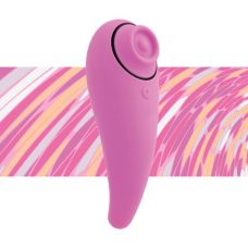 Вакуумный стимулятор для клитора и вагинальный вибратор 2 в 1 розовый FeelzToys FemmeGasm