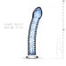 Стеклянный фаллос ребристый Gildo Glass Dildo No. 5