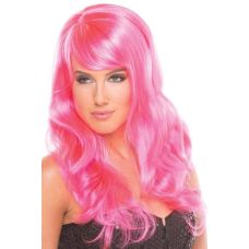 Перука еротичний довгі рожеві для рольових ігор Be Wicked Wigs Burlesque Wig