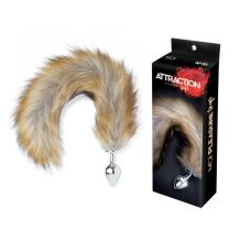 Анальная пробка металлическая с лисьим хвостиком MAI Attraction Toys