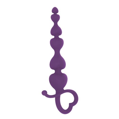 Анальная елочка фиолетовая MAI Attraction Toys №79 Purple, длина 18см, диаметр 3,1см