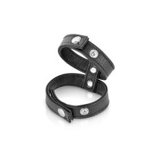 Бондаж-кольцо для члена с регулировкой диаметра Fetish Tentation Double Сockring