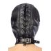 Капюшон для БДСМ со съемной маской Fetish Tentation BDSM hood in leatherette with removable mask Капюшон для БДСМ со съемной маской Fetish Tentation BDSM hood in leatherette with removable mask