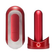 Мастурбатор-нагреватель всасывающий Tenga Flip Zero Red + Flip Warming Set