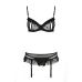Інтимний комплект нижньої білизни чорний LOVELIA SET S / M Passion Інтимний комплект нижньої білизни чорний LOVELIA SET S / M Passion