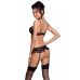 Інтимний комплект нижньої білизни чорний LOVELIA SET S / M Passion Інтимний комплект нижньої білизни чорний LOVELIA SET S / M Passion