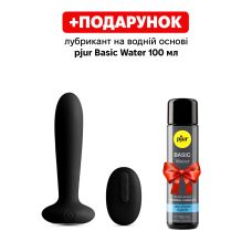 Анальный вибратор на пульте ДУ черный Svakom (Сваком) Primo