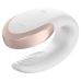 Смарт-вибратор 7,5/3 см для пар Satisfyer Double Love (White) с пультом Сатисфаер Смарт-вибратор 7,5/3 см для пар Satisfyer Double Love (White) с пультом Сатисфаер