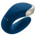 Смарт-вібратор 7,5 / 3 см для пар Satisfyer Double Love (Blue) з пультом Сатісфаер Смарт-вібратор 7,5 / 3 см для пар Satisfyer Double Love (Blue) з пультом Сатісфаер