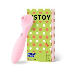 Вакуумный вибратор для клитора розовый KisToy Polly Plus