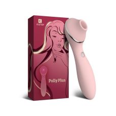 Вакуумный вибратор для клитора розовый KisToy Polly Plus