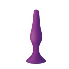 Анальная пробка на присоске фиолетовая MAI Attraction Toys №33