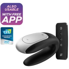 Смарт стимулятор для пар Сатисфаер Satisfyer Double Fun черный