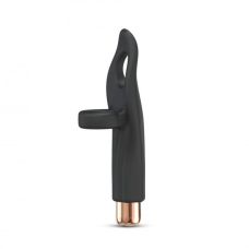 Вібратор на палець силіконовий чорний Love To Love tickle me