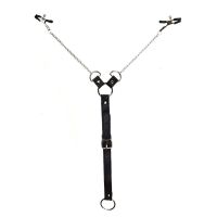 Зажимы для сосков с фиксацией на мошонке Art of Sex Nipple Clamps for Men