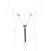 Зажимы для сосков с фиксацией на мошонке Art of Sex Nipple Clamps for Men