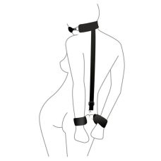 Кляп в рот Пластикова куля з наручниками Art Of Sex Handcuffed Gag