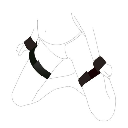 Набор фиксации запястей к бедрам для секса Art of Sex BDSM Нands to Нips Simple