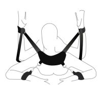 Бондаж для фіксації тіла для сексу в позі на животі Art of Sex bdsm Bondage Fetish Girl Simple