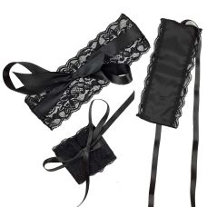 Еротичний набір пов'язка на очі і наручники Blindfold and Handcuffs Aria