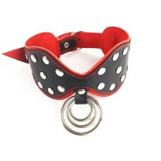 Нашийник для людей з натуральної шкіри Art of Sex Collar Butterfly
