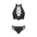 Комплект интимный из эко-кожи с имитацией шнуровки черный Passion Nancy Bikini размер L/XL Комплект интимный из эко-кожи с имитацией шнуровки черный Passion Nancy Bikini размер L/XL
