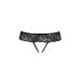 Кружевные стринги с доступом черные Passion Senia Thong размер XXL/XXXL Кружевные стринги с доступом черные Passion Senia Thong размер XXL/XXXL