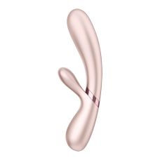 Вібратор кролик із підігрівом сріблястий Satisfyer Hot Lover