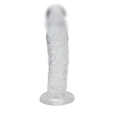 Прозрачный фаллоимитатор на присоске Alive Jelly Dildo Empire, ТПЕ, присоска, диаметр 4.3 см, длина 19.3см