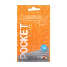 Мастурбатор яйце для чоловіків TENGA Тенга Pocket Hexa-Brick