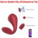 Вакуумный вагинально клиторальный стимулятор Magic Motion Bobi красный управление со смартфона