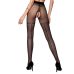 Колготки з відкритим доступом чорні passion tiopen 014 3/4 20 den імітація панчіх