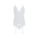 Корсет эротический белый Passion Ursula Corset L/XL с пажами трусики с ажурным декором и открытым шагом Корсет эротический белый Passion Ursula Corset L/XL с пажами трусики с ажурным декором и открытым шагом