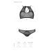 Комплект нижнего белья эротический черный Passion URSULA SET S/M: бра, трусики с ажурным декором и открытым шагом Комплект нижнего белья эротический черный Passion URSULA SET S/M: бра, трусики с ажурным декором и открытым шагом