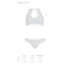Комплект нижнего белья эротический белый Passion URSULA SET L/XL бра, трусики с ажурным декором и открытым шагом Комплект нижнего белья эротический белый Passion URSULA SET L/XL бра, трусики с ажурным декором и открытым шагом