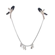 Затискачі для сосків на ланцюжку Art of Sex nipple Сlamps Kiss Me