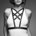 Портупея женская на грудь черная Bijoux Indiscrets MAZE Cross Cleavage Harness