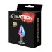 Металева анальна пробка зі стразом хамелеон MAI Attraction Toys