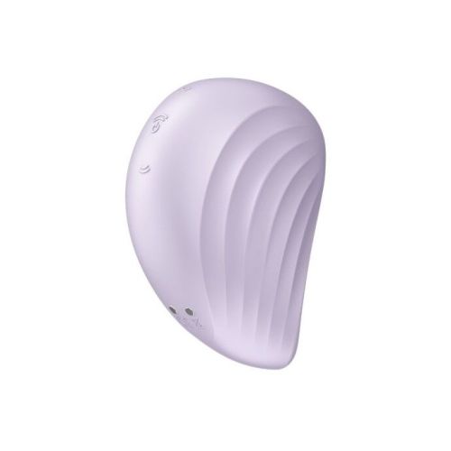 Вакуумный клиторальный мини стимулятор с вибрацией фиолетовый Satisfyer Pearl Diver