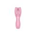 Вібратор для стимуляції клітора силіконовий рожевий Satisfyer Threesome 3 Вібратор для стимуляції клітора силіконовий рожевий Satisfyer Threesome 3