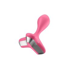 Анальна пробка з вібростимуляцією силіконова рожева Satisfyer Game Changer